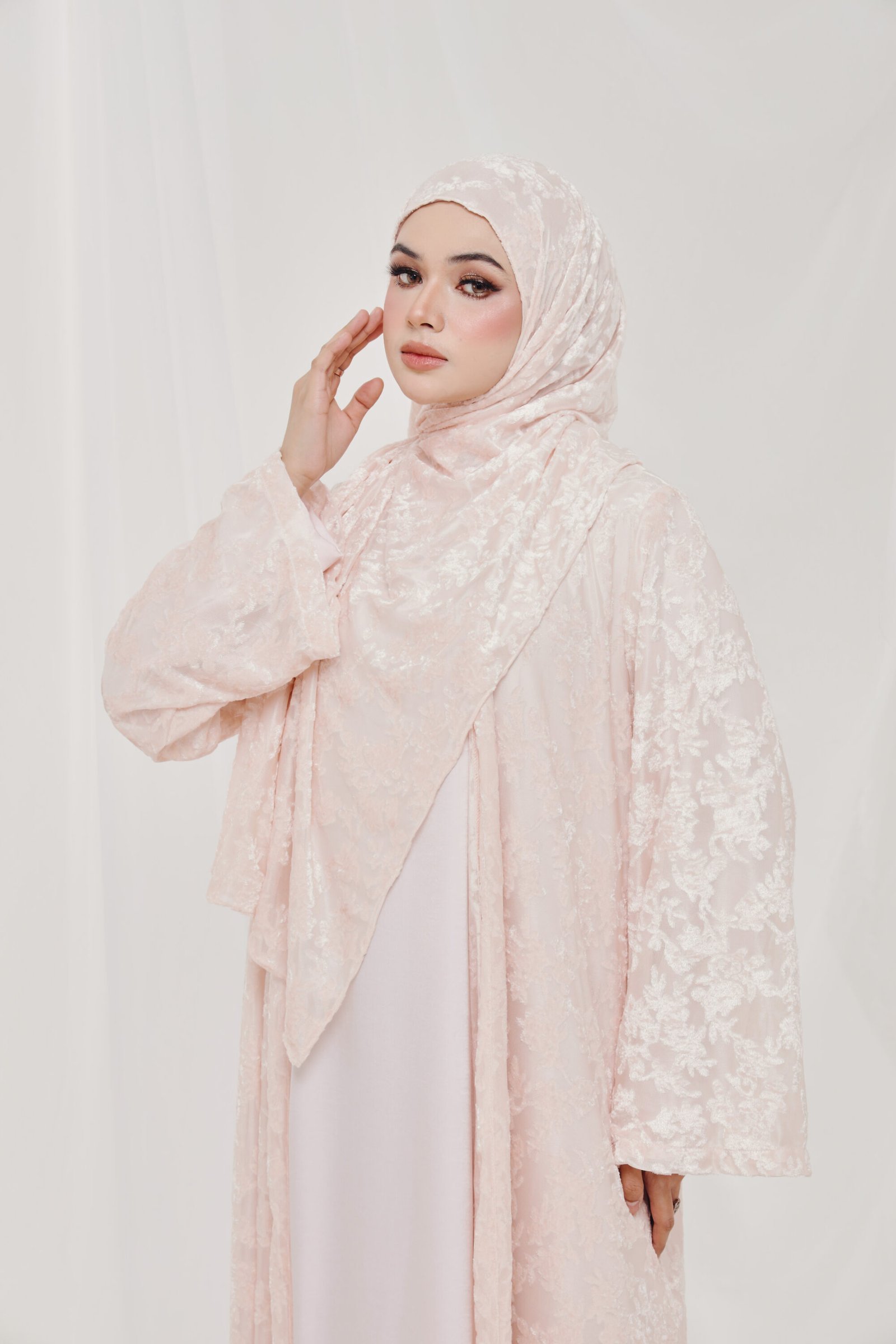 SHARIFÁH ABAYA - ⁠PEARL PINK